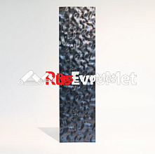 Декоративная нержавеющая сталь  3D Matt Water Ripple Small Black Matt